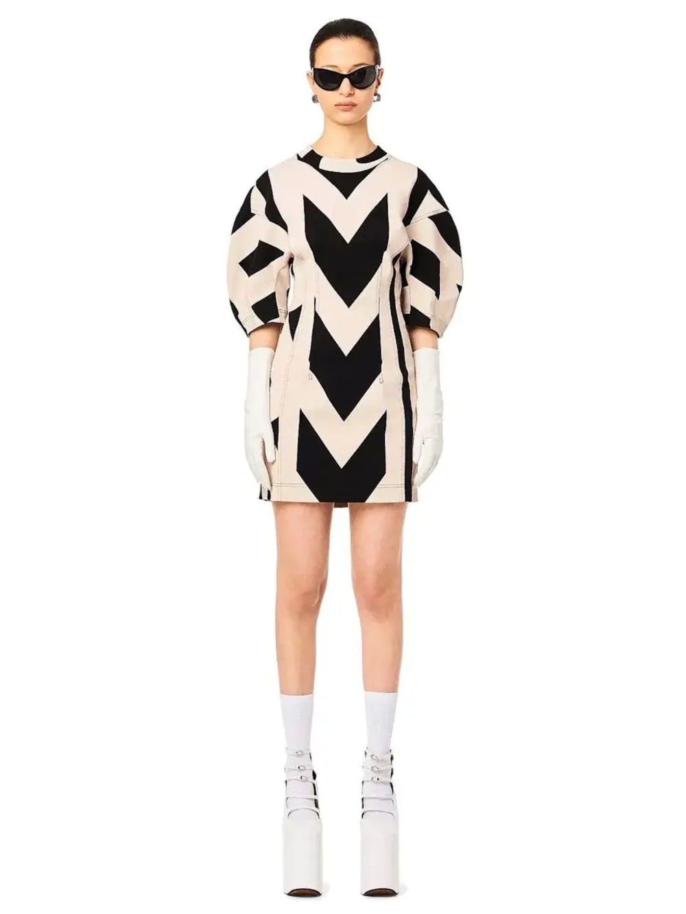 Marc Jacobs the seamed monogrammed dress